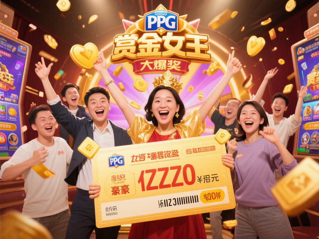 PG赏金女王大奖得主晒照庆豪奖夺得